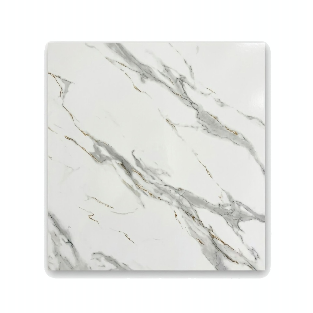 Panneau PVC Blanc d’ivoire veine doré
