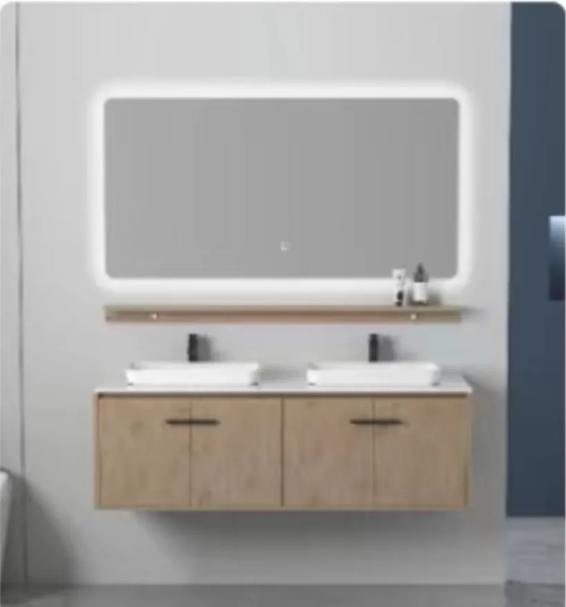 Meuble salle de bain double vasques Zentitude